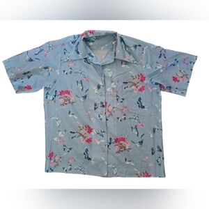 🌞Vintage 70s One of a kind homemade Butterfly Blouse